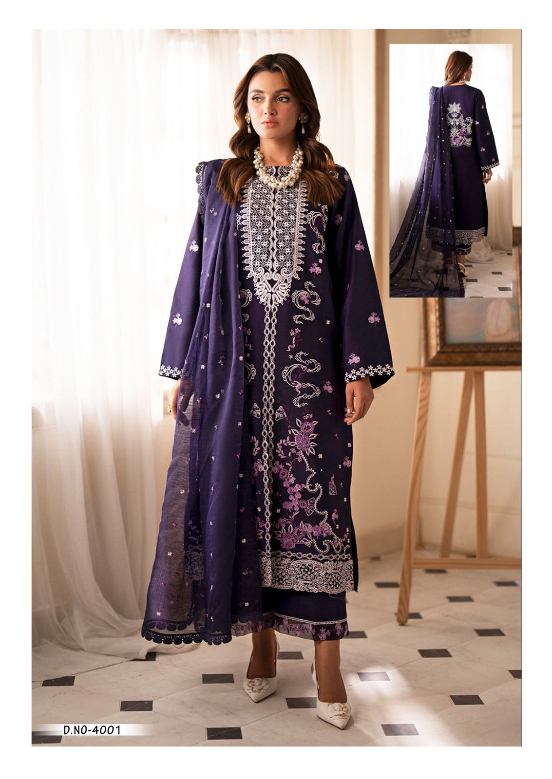 Qurbat Vol 4 Heavy Cotton Luxury Collection Mizaj Karachi Salwar Suits Wholesale Price