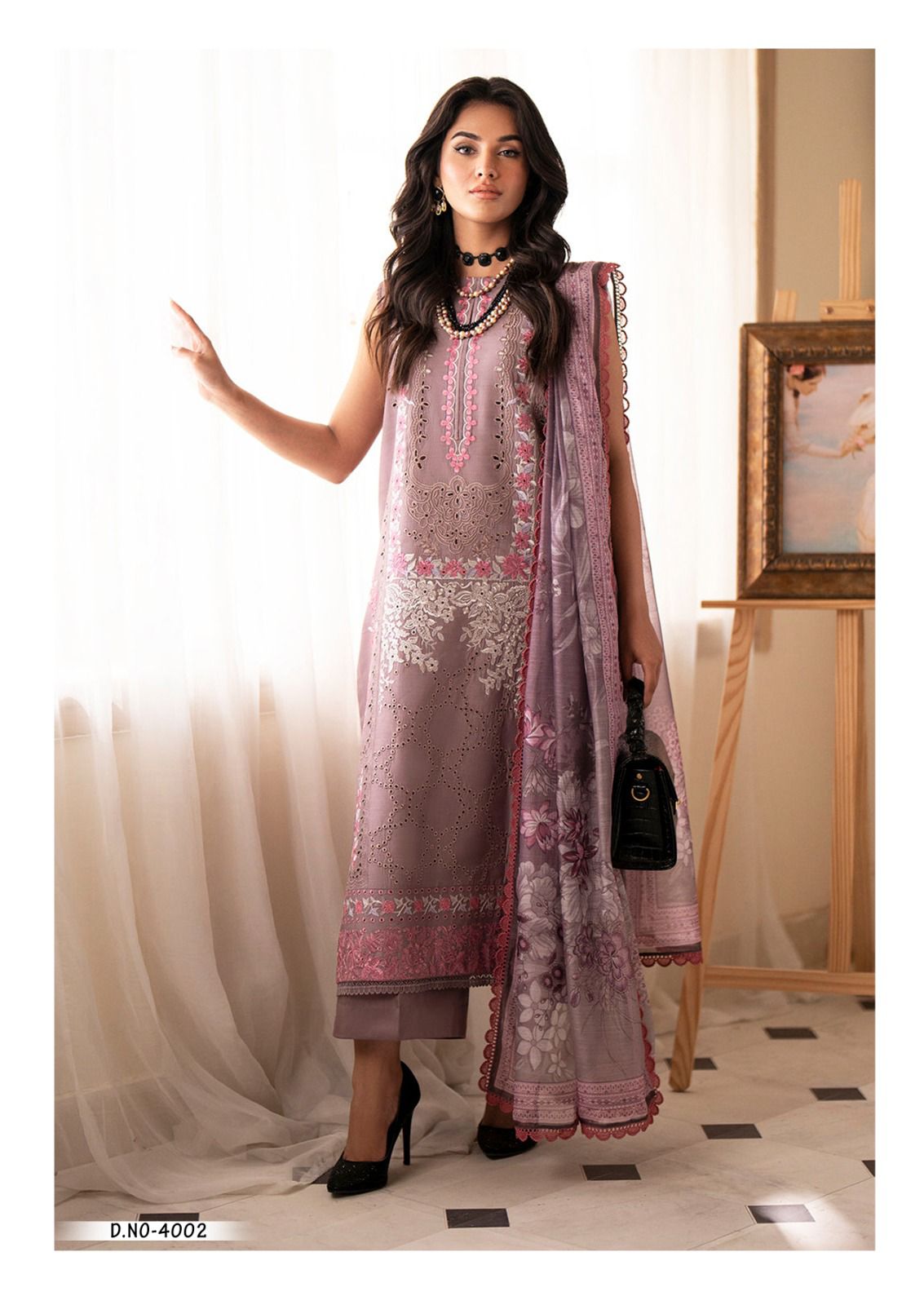 Qurbat Vol 4 Heavy Cotton Luxury Collection Mizaj Karachi Salwar Suits Wholesale Price