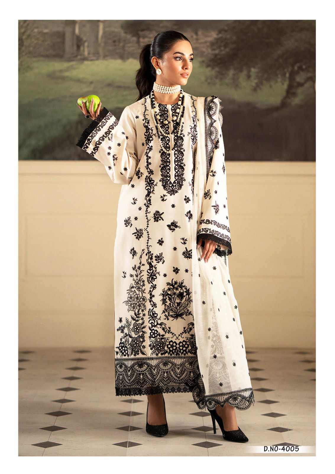 Qurbat Vol 4 Heavy Cotton Luxury Collection Mizaj Karachi Salwar Suits Wholesale Price