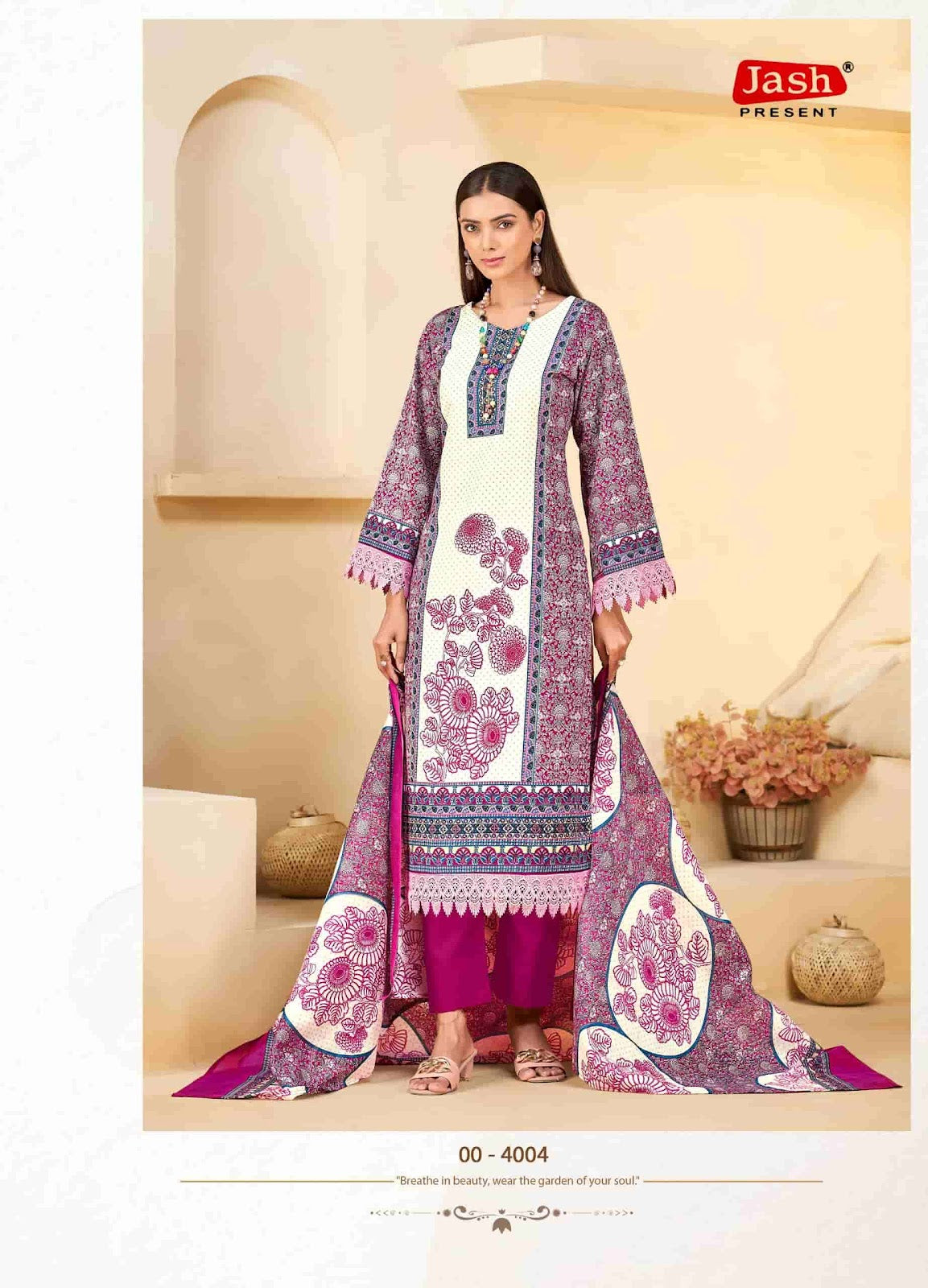 Qurbat Vol 4 Jash Cotton Karachi Salwar Suits Wholesale Rate