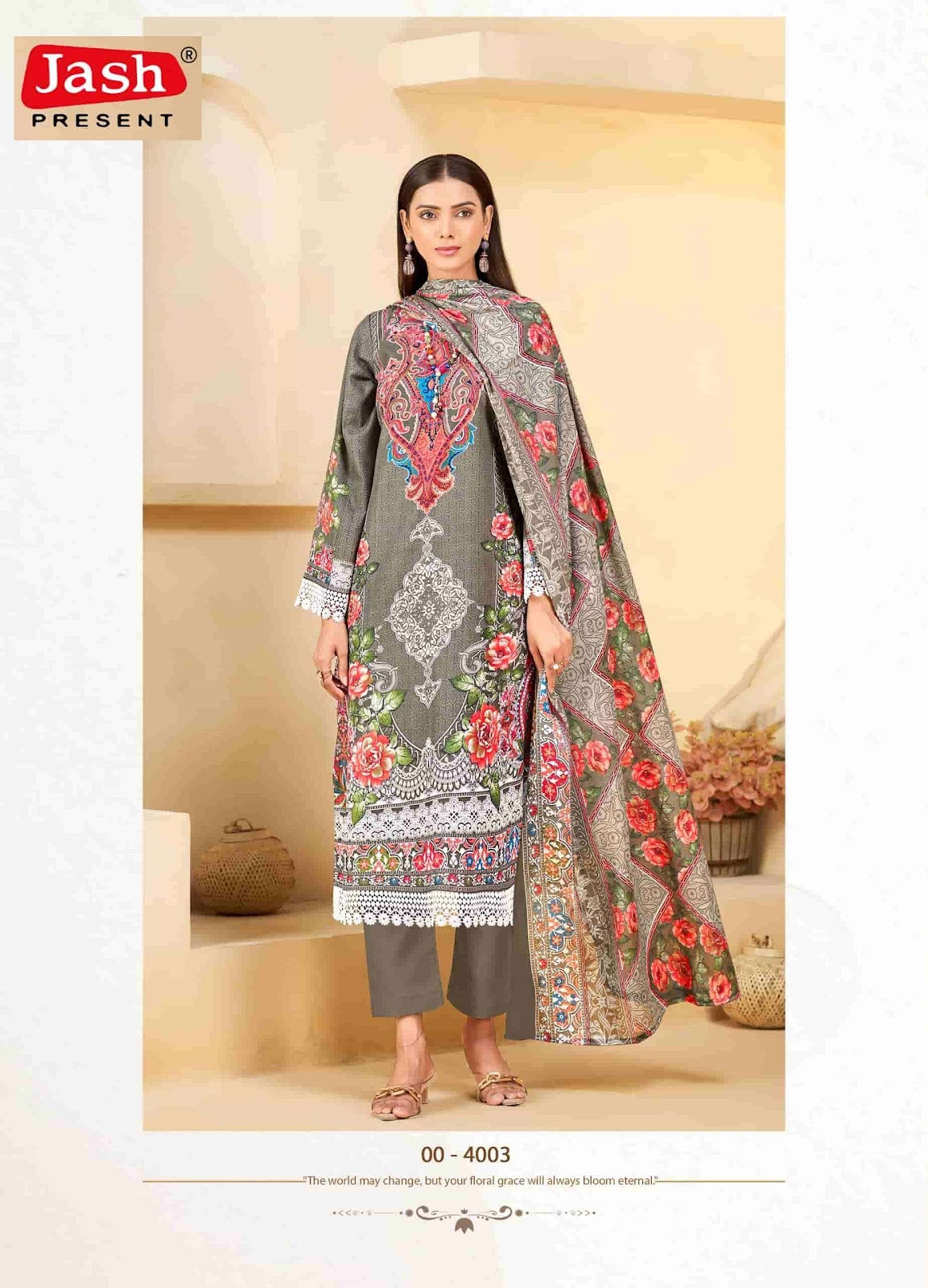 Qurbat Vol 4 Jash Cotton Karachi Salwar Suits Wholesale Rate