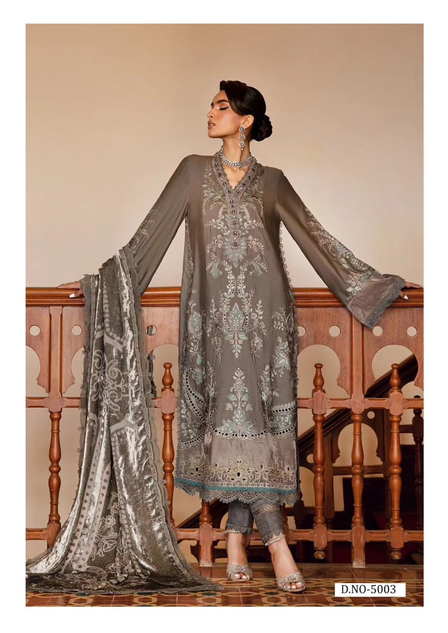 Qurbat Vol 5 Heavy Cotton Luxury Collection Mizaj Karachi Salwar Suits Exporter