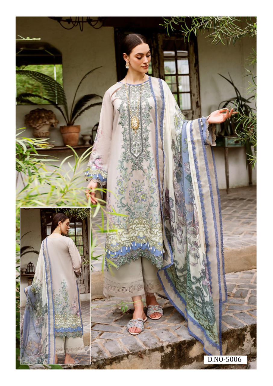 Qurbat Vol 5 Heavy Cotton Luxury Collection Mizaj Karachi Salwar Suits Exporter