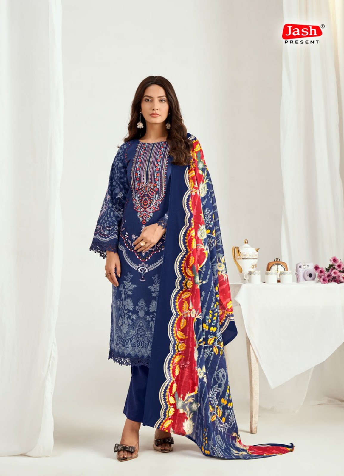 Qurbat Vol 7 Jash Cotton Karachi Salwar Suits Wholesaler
