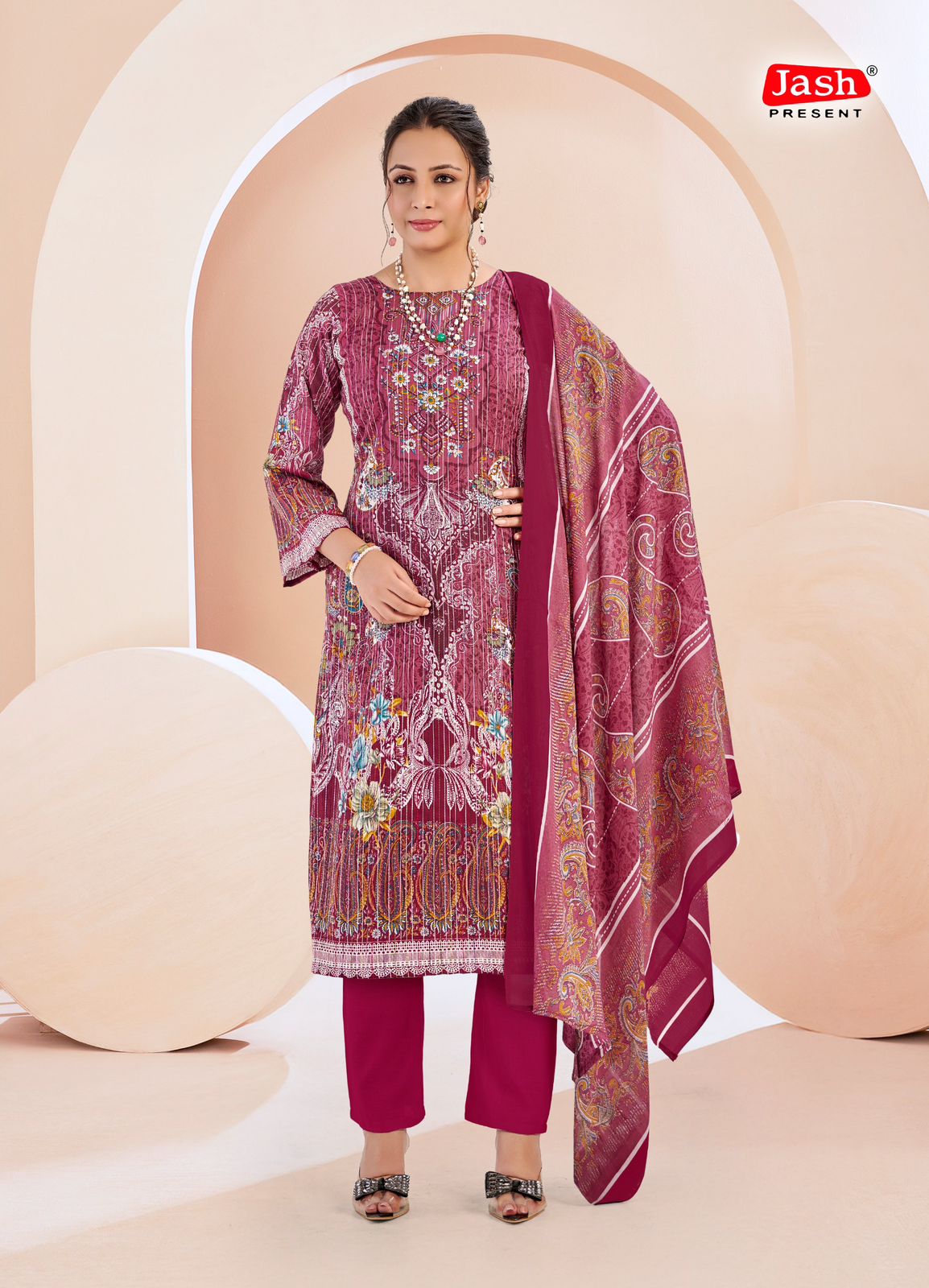 Qurbat Vol 8 Jash Mix Cotton Karachi Salwar Suits Wholesale Price