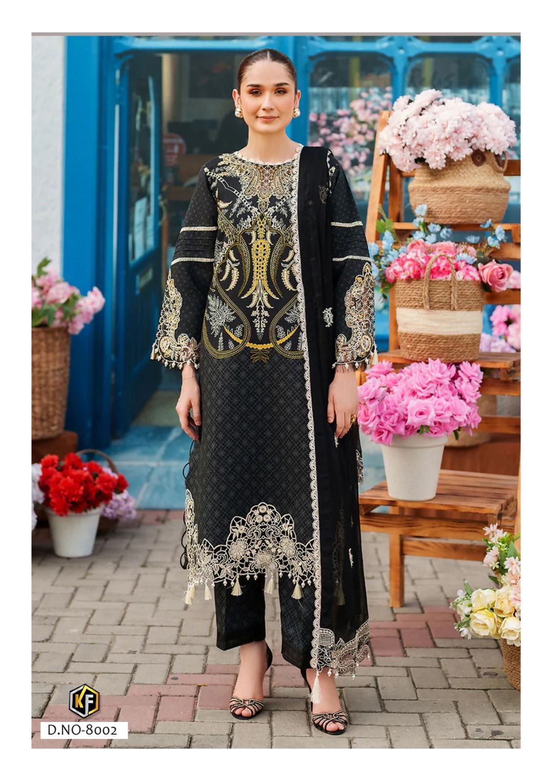 Qurbat Vol 8 Nx Keval Fab Cotton Karachi Salwar Suits Exporter Gujarat