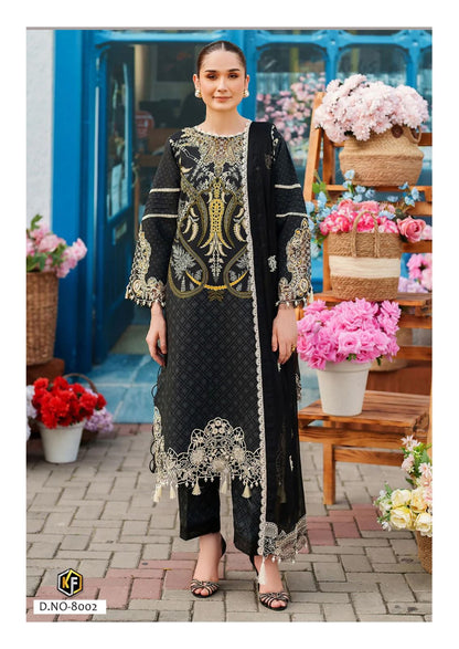 Qurbat Vol 8 Nx Keval Fab Cotton Karachi Salwar Suits Exporter Gujarat