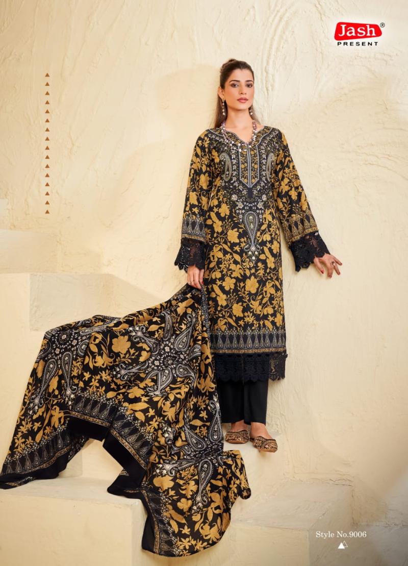 Qurbat Vol 9 Jash Cotton Karachi Salwar Suits Supplier Gujarat