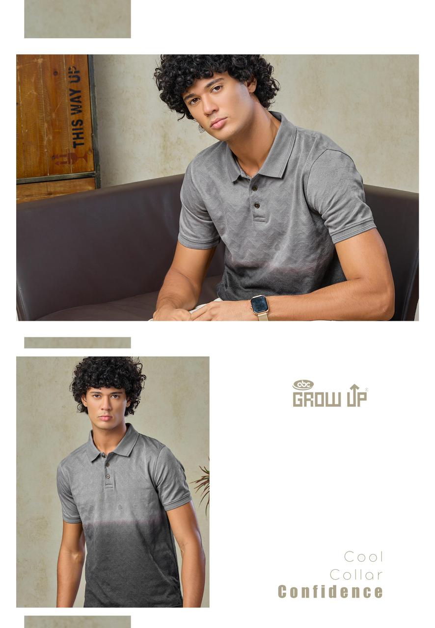 R-1157 Growup Interlock Mens Tshirts Wholesaler Ahmedabad
