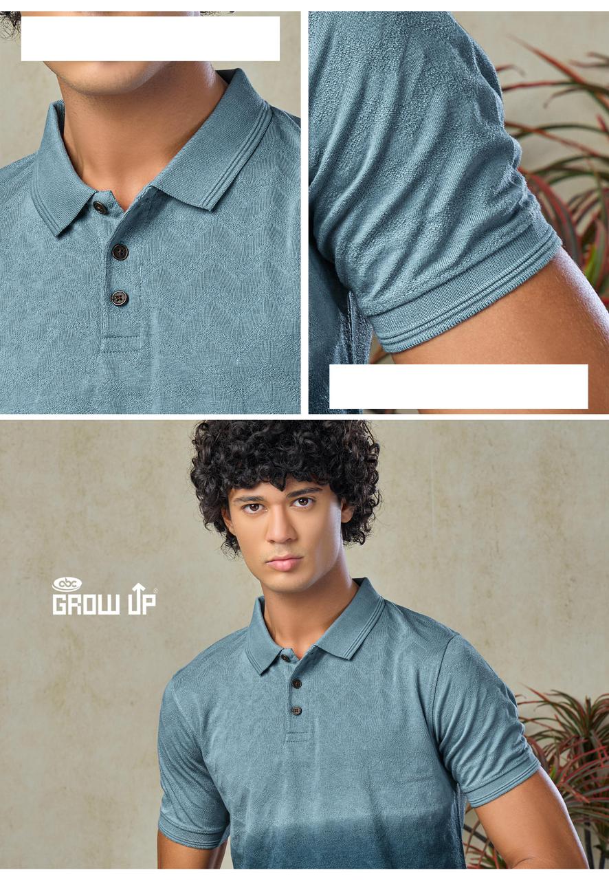 R-1157 Growup Interlock Mens Tshirts Wholesaler Ahmedabad