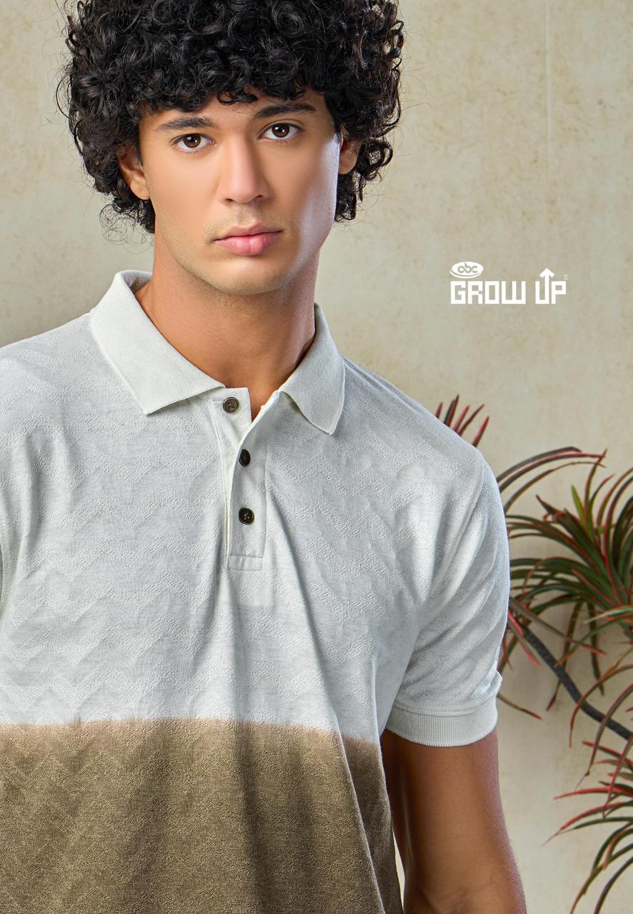R-1157 Growup Interlock Mens Tshirts Wholesaler Ahmedabad