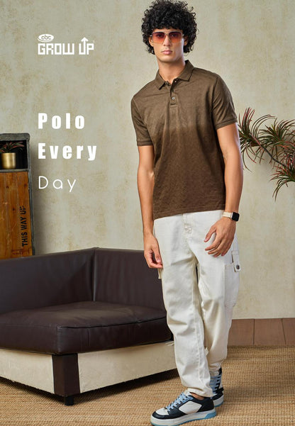 R-1157 Growup Interlock Mens Tshirts Wholesaler Ahmedabad