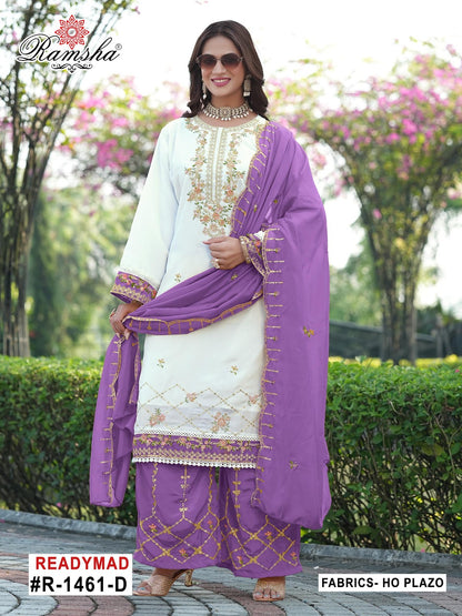 R-1461 Nx Ramsha Pakistani Readymade Suits Exporter