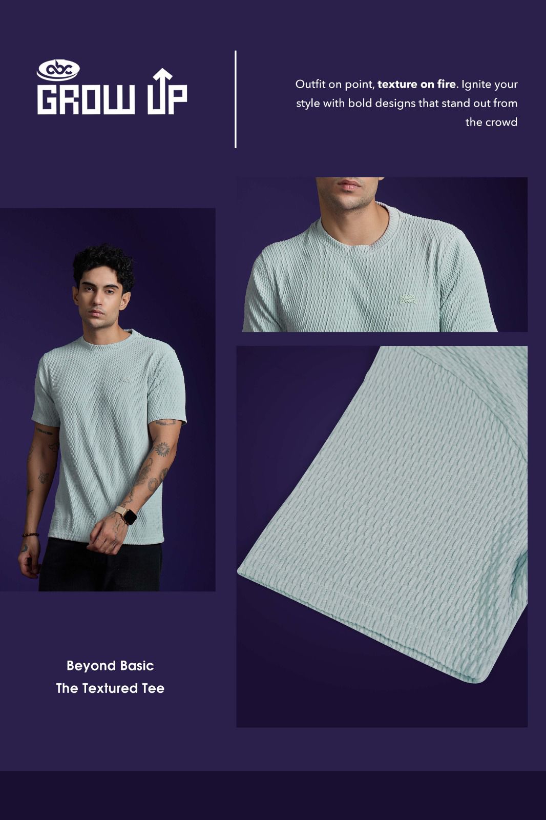 R1416 Growup Imported Mens Tshirts Wholesale Price