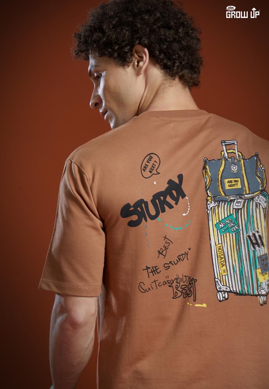R1552 Growup Cotton Looper Mens Tshirts Supplier Gujarat