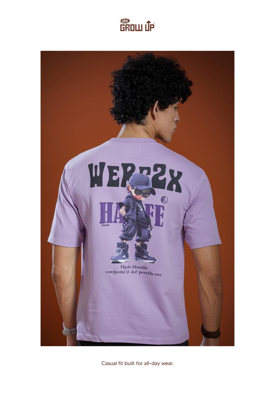 R1552 Growup Cotton Looper Mens Tshirts Supplier Gujarat