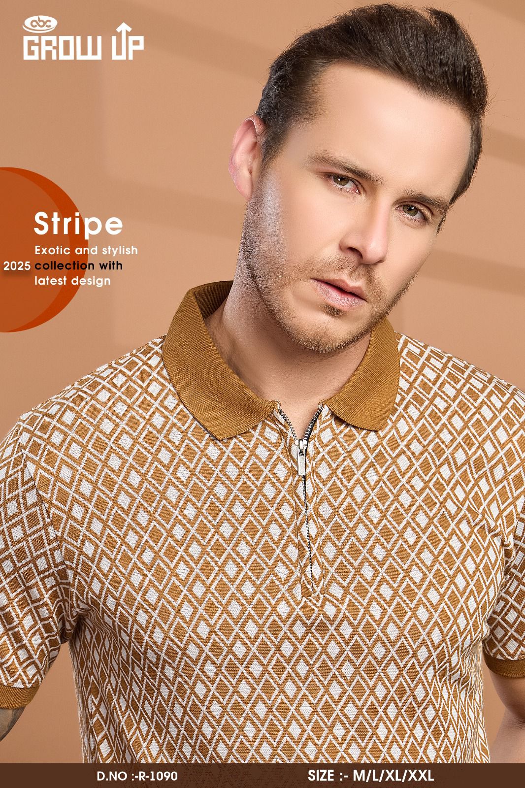 R 1090 Growup Interlock Mens Tshirts Wholesale