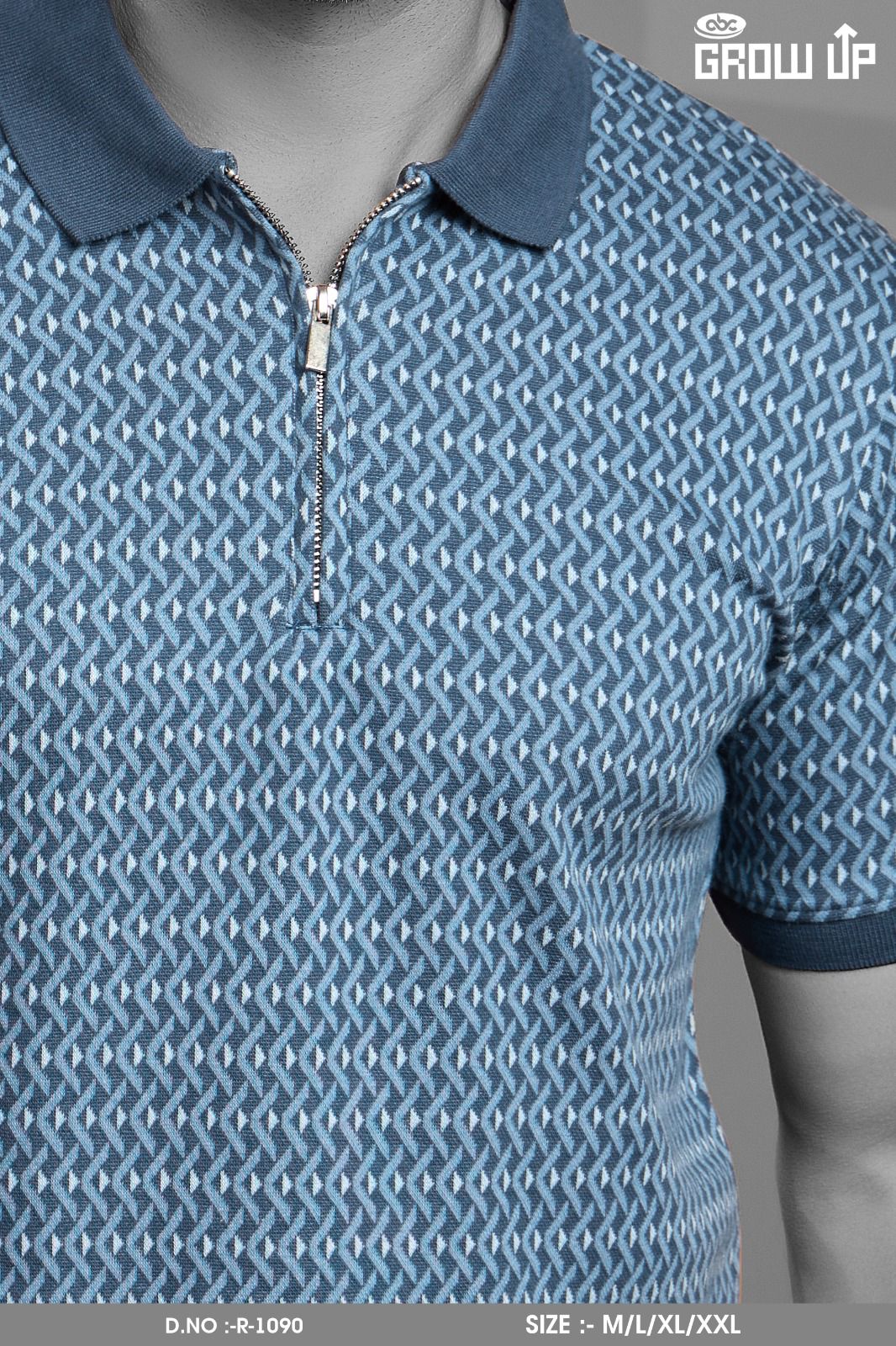 R 1090 Growup Interlock Mens Tshirts Wholesale