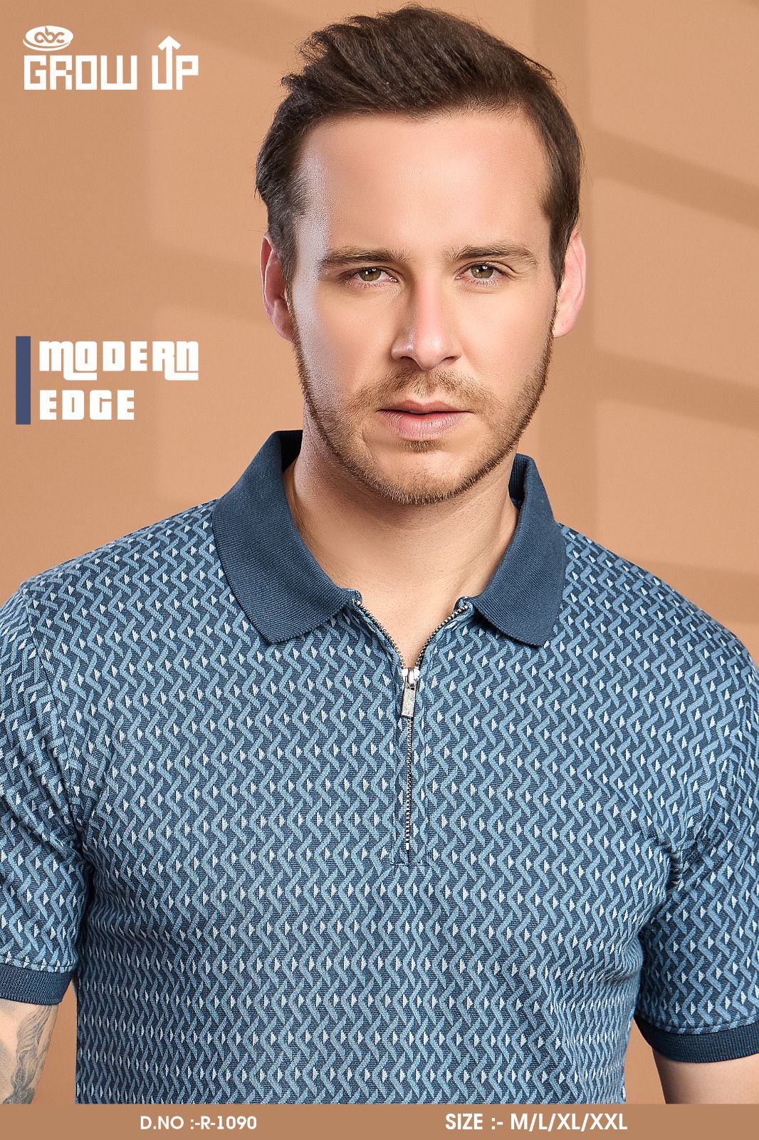 R 1090 Growup Interlock Mens Tshirts Wholesale