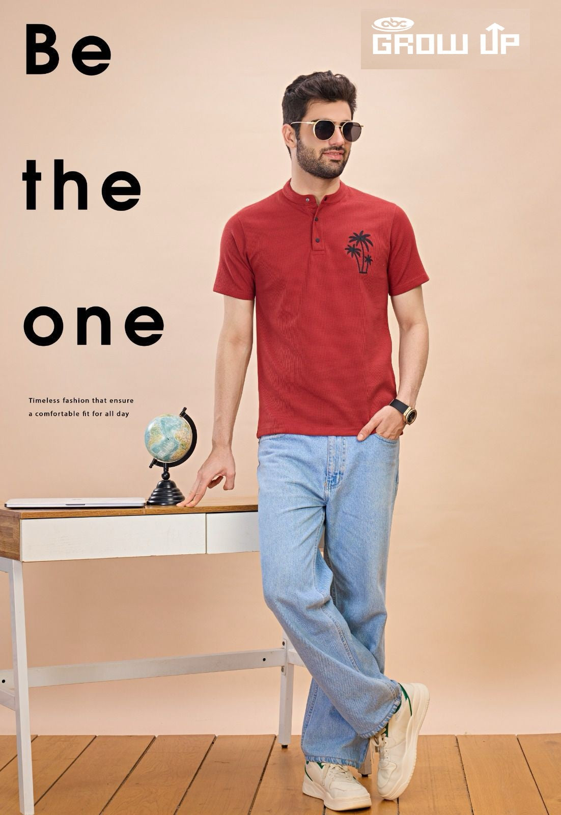 R 1092 Growup Cambric Mens Tshirts Exporter