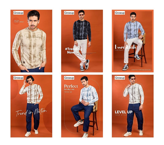 R 1116 Growup Interlock Mens Tshirts Wholesale Price