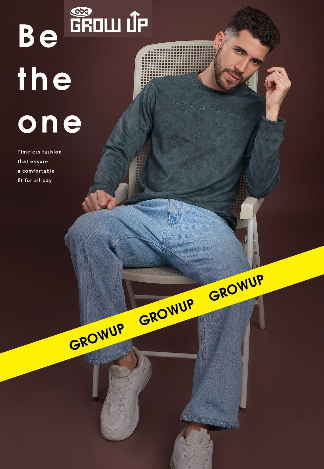 R 1124 Growup Looper Mens Tshirts Wholesaler Gujarat