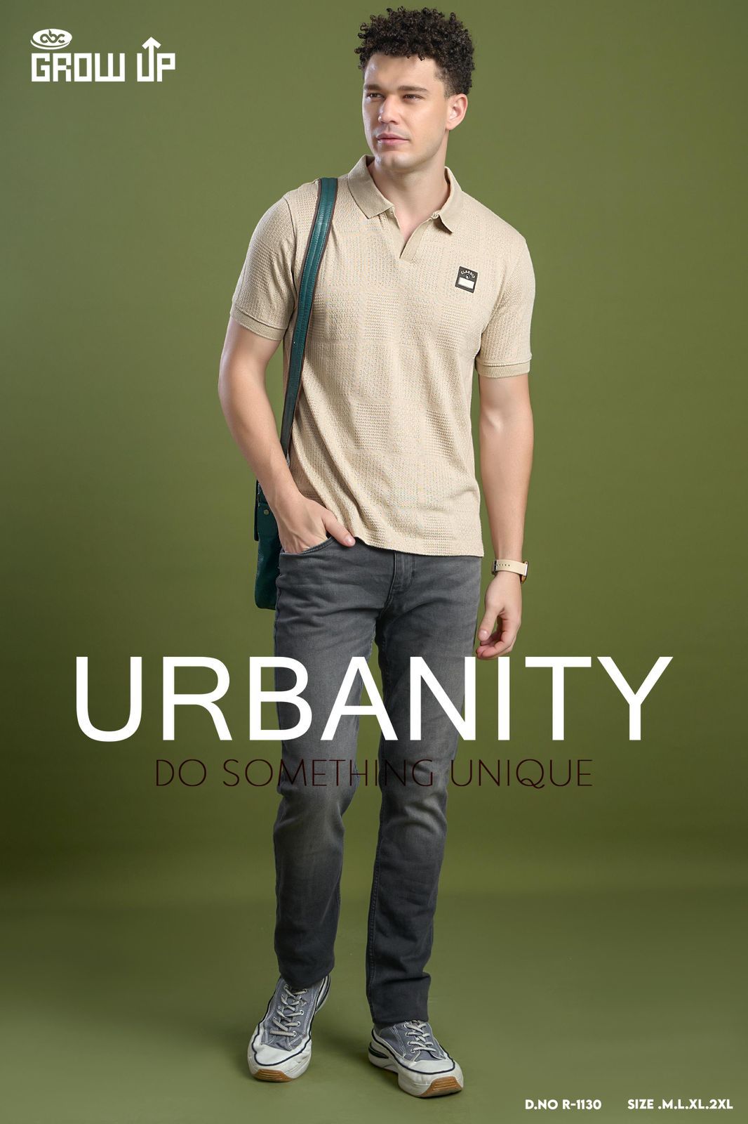 R 1130 Growup Jacquard Knit Mens Tshirts Wholesaler Ahmedabad