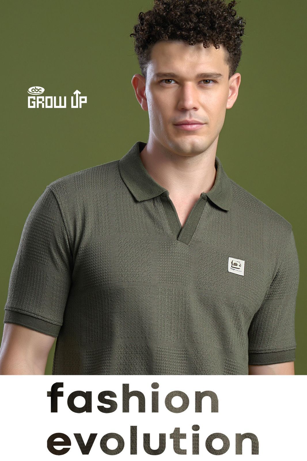 R 1130 Growup Jacquard Knit Mens Tshirts Wholesaler Ahmedabad