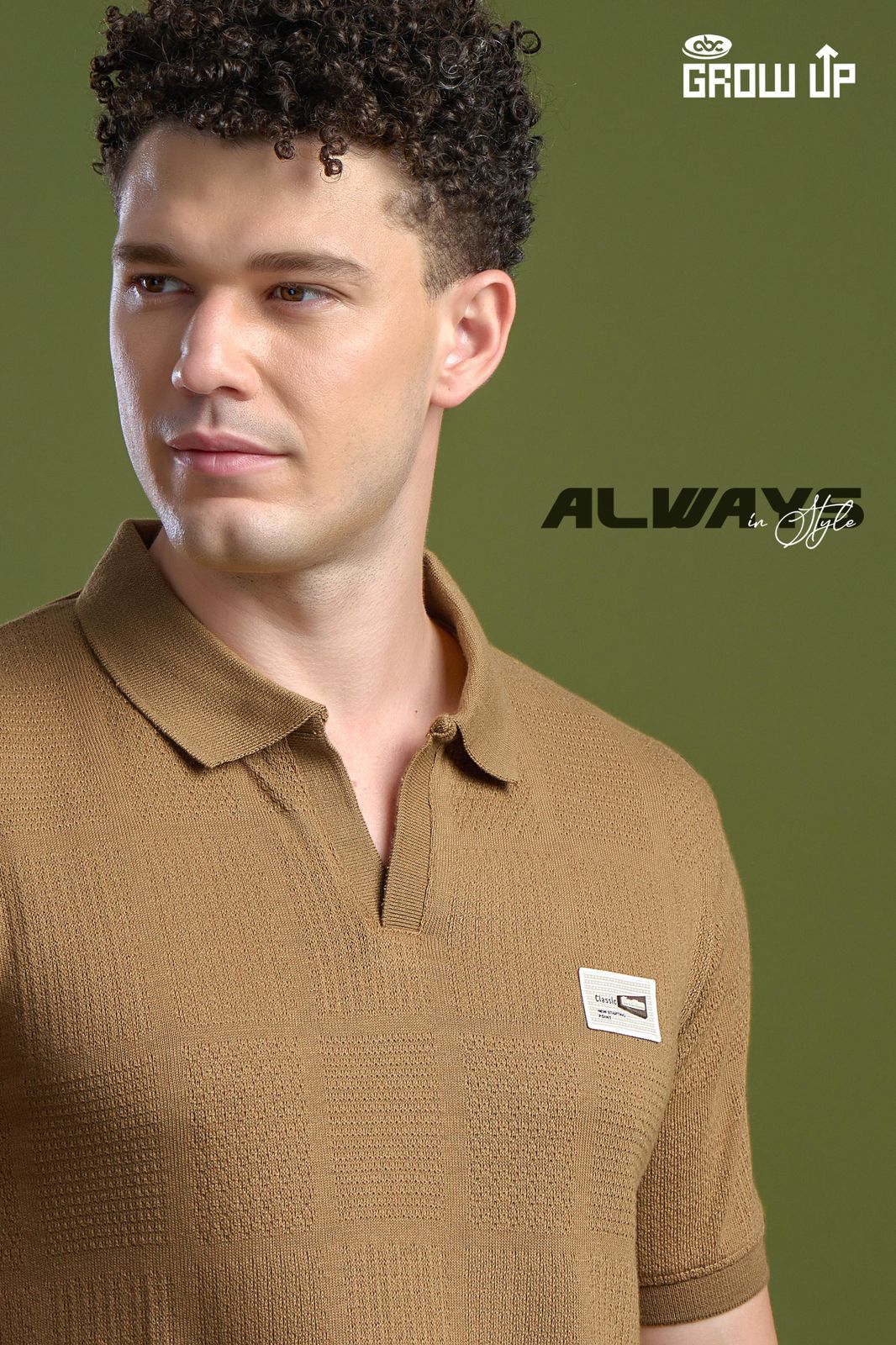 R 1130 Growup Jacquard Knit Mens Tshirts Wholesaler Ahmedabad
