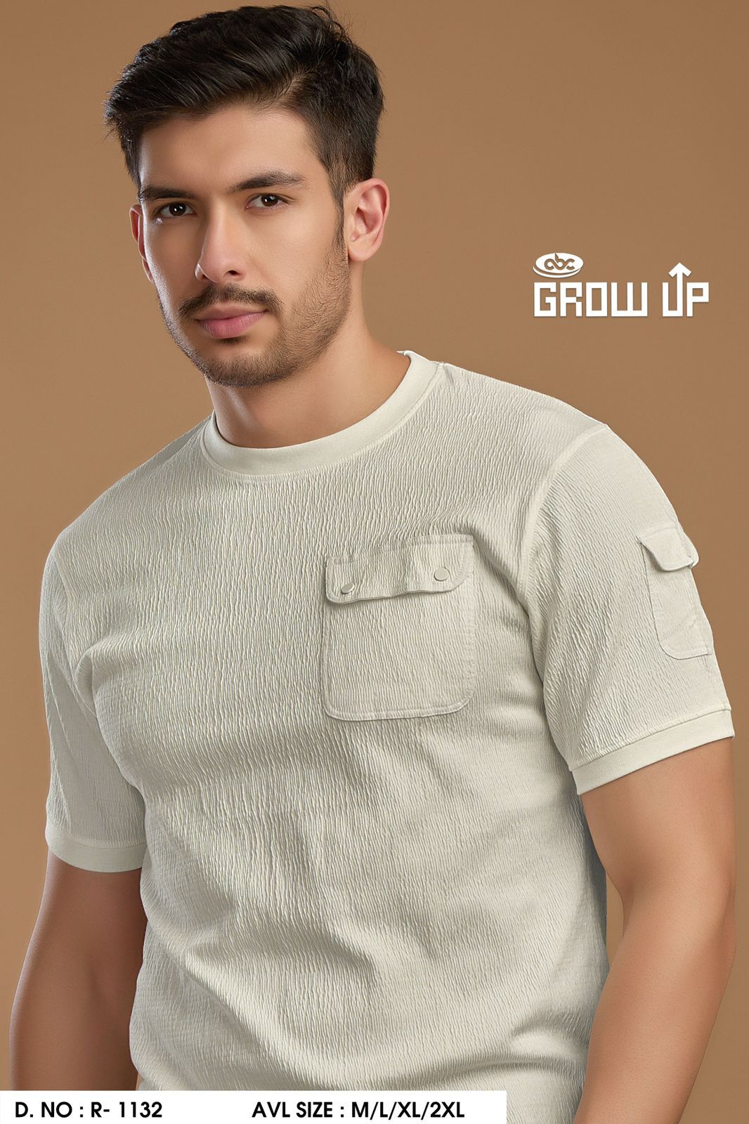 R 1132 Growup Crush Mens Tshirts Manufacturer