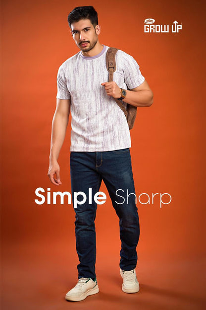 R 1135 Growup Interlock Mens Tshirts Supplier India