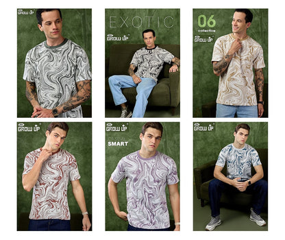 R 1136 Growup Interlock Mens Tshirts Wholesaler India