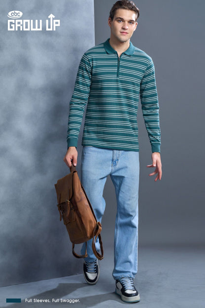 R 1142 Growup Stripes Mens Tshirts Supplier