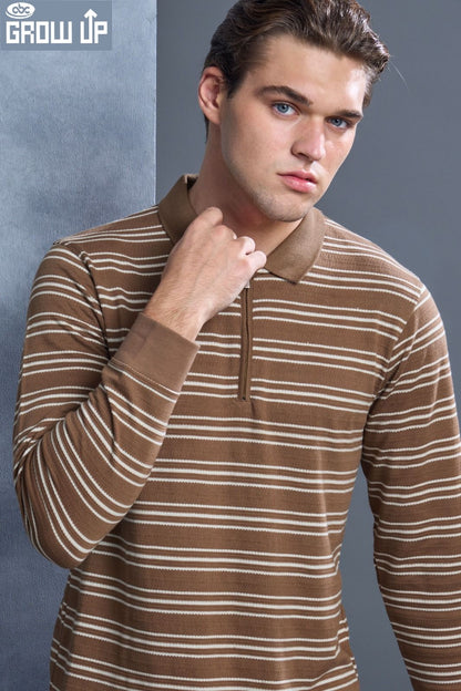 R 1142 Growup Stripes Mens Tshirts Supplier