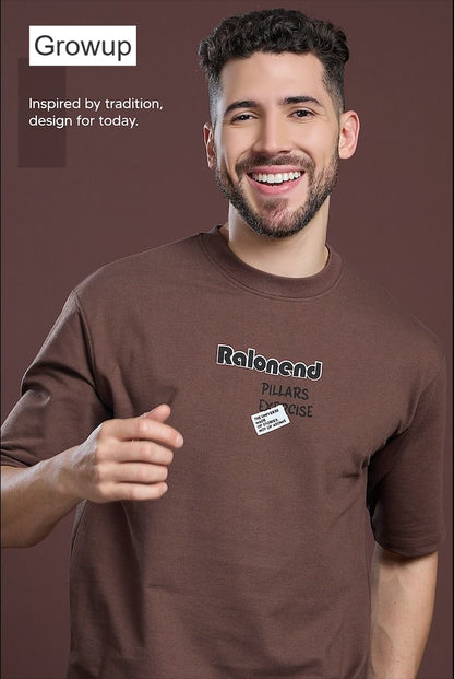 R 1143 Growup Cotton Looper Mens Tshirts Exporter India