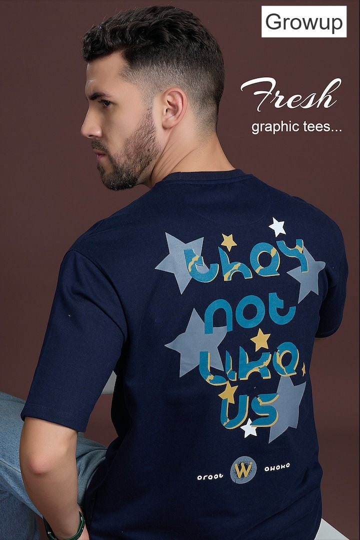 R 1143 Growup Cotton Looper Mens Tshirts Exporter India