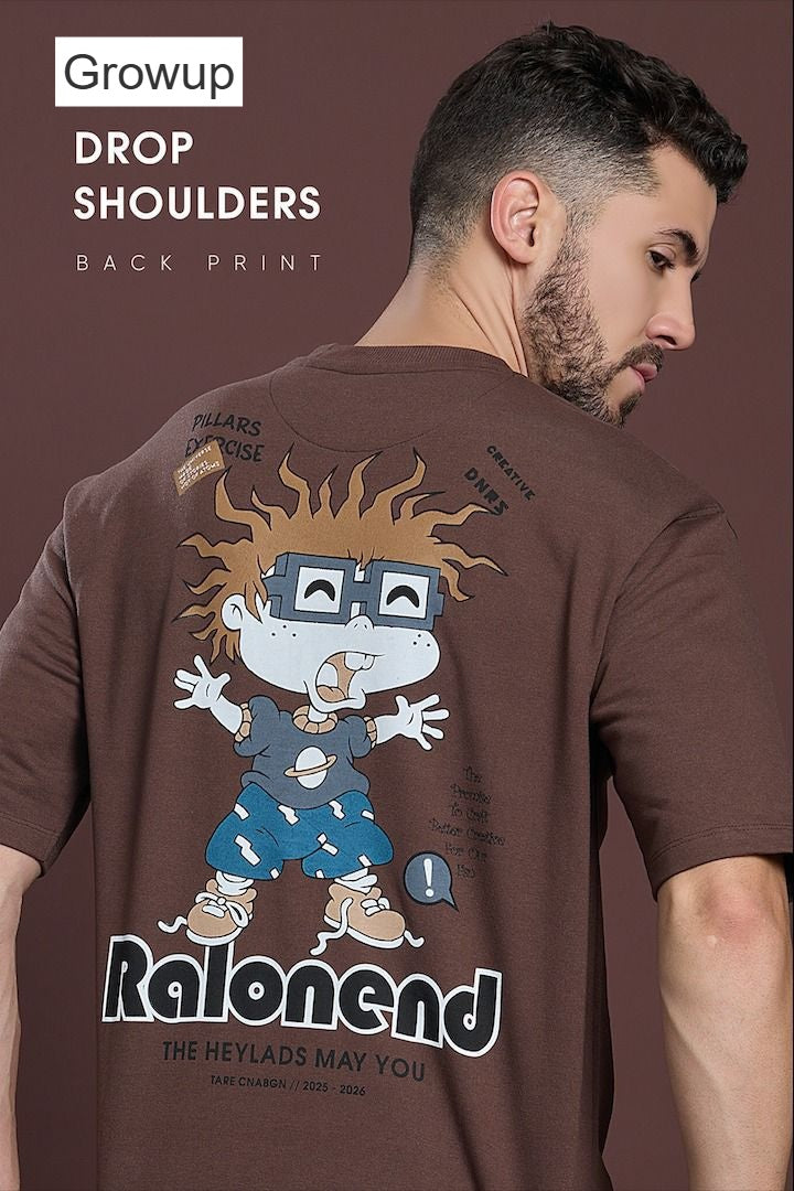 R 1143 Growup Cotton Looper Mens Tshirts Exporter India