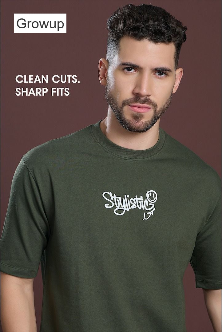 R 1143 Growup Cotton Looper Mens Tshirts Exporter India