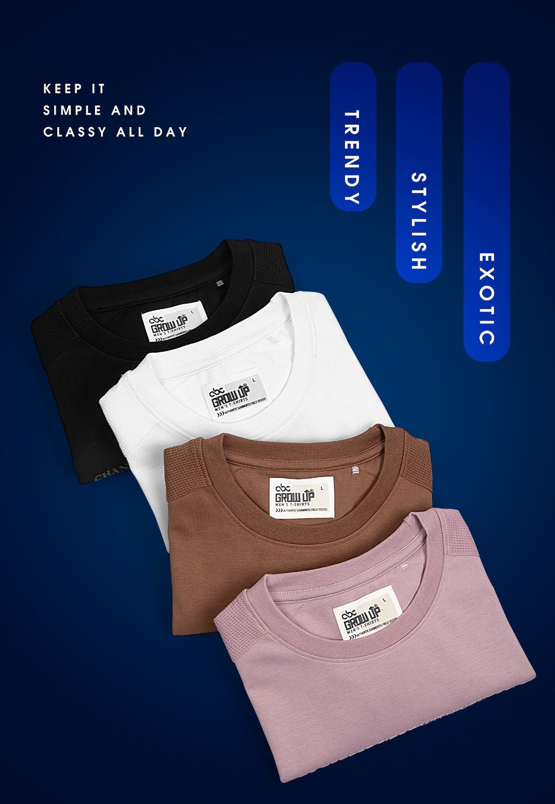 R 1151 Growup Knit Mens Tshirts Wholesale Price