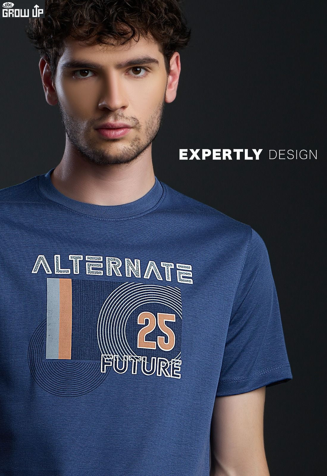 R 1152 Growup Cotton Mens Tshirts Supplier Ahmedabad