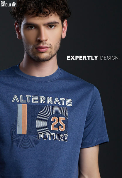 R 1152 Growup Cotton Mens Tshirts Supplier Ahmedabad