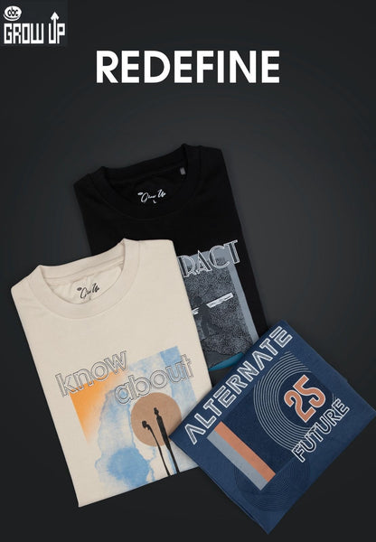 R 1152 Growup Cotton Mens Tshirts Supplier Ahmedabad