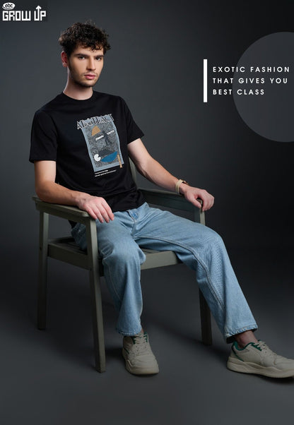 R 1152 Growup Cotton Mens Tshirts Supplier Ahmedabad