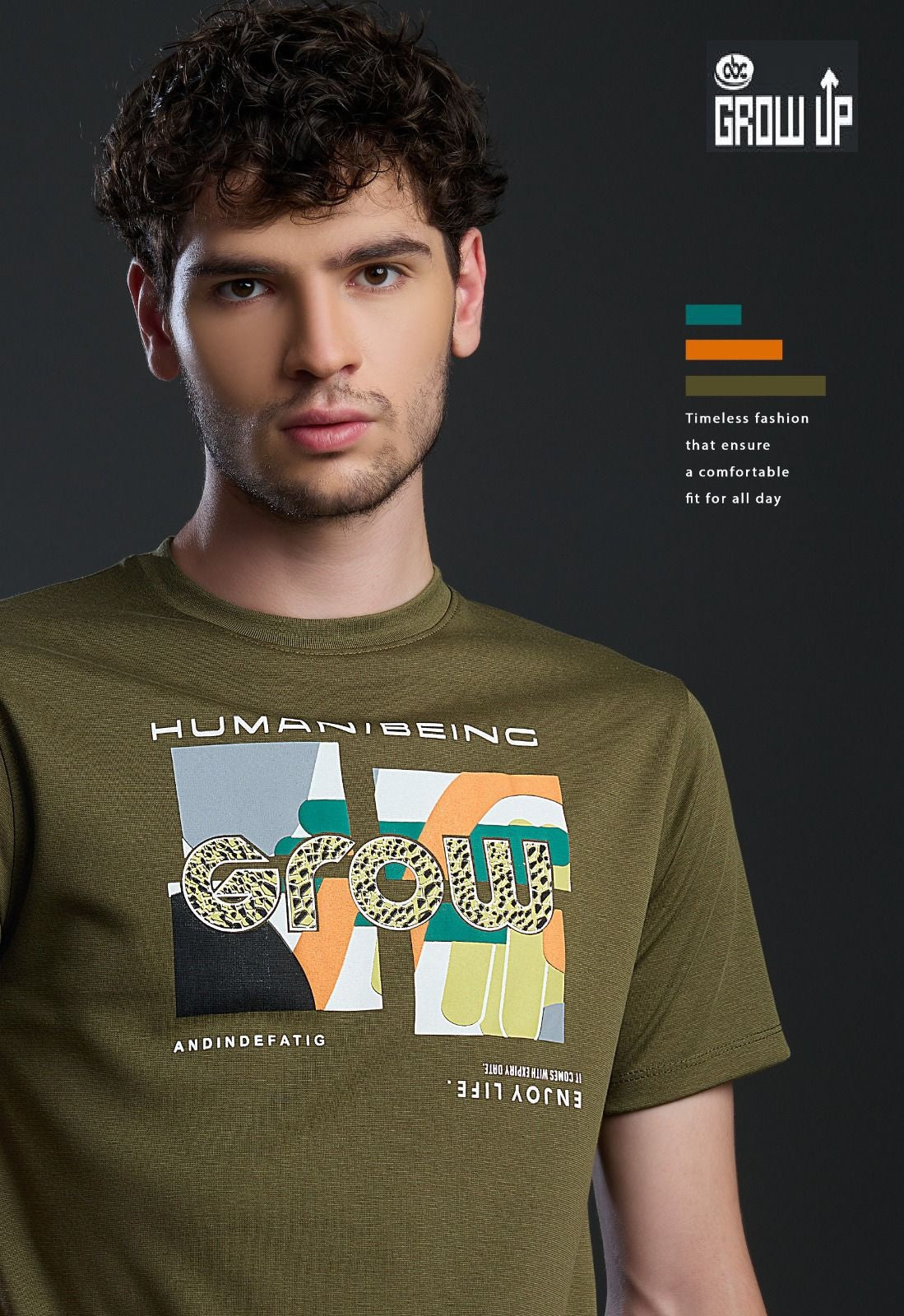 R 1152 Growup Cotton Mens Tshirts Supplier Ahmedabad