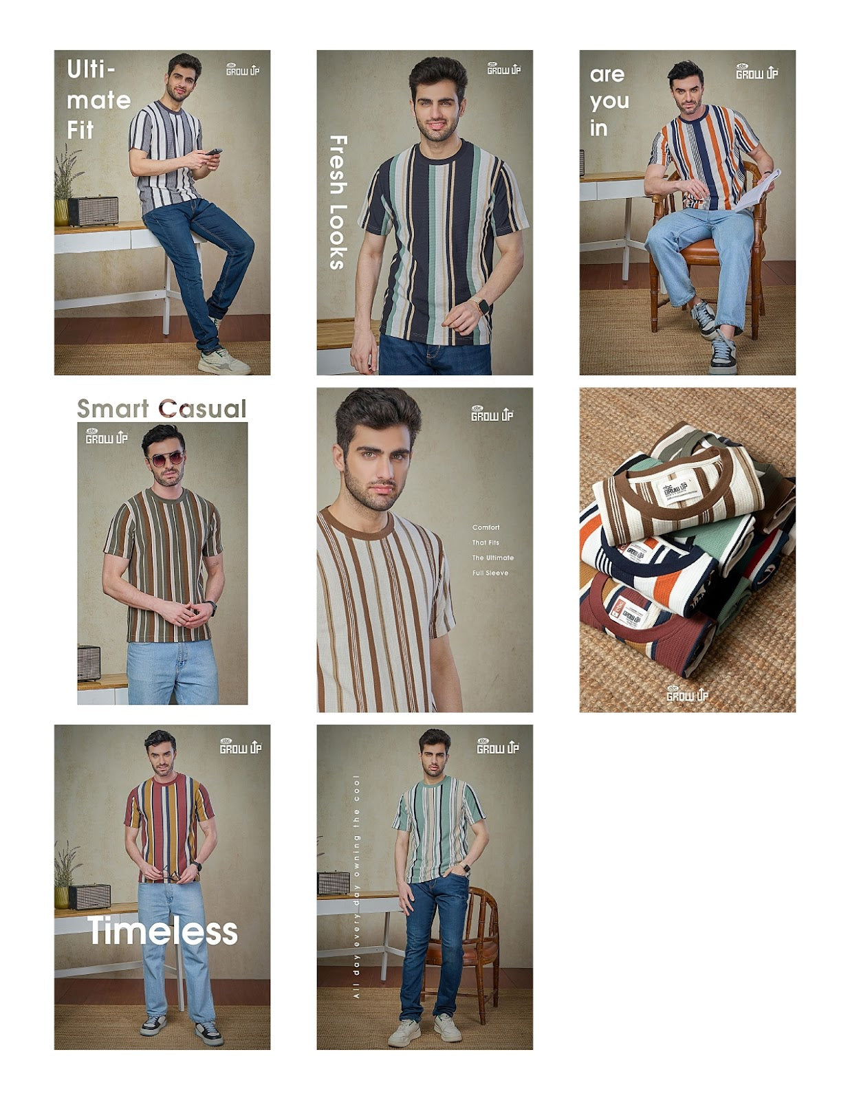 R 1165 Growup Knit Mens Tshirts Manufacturer