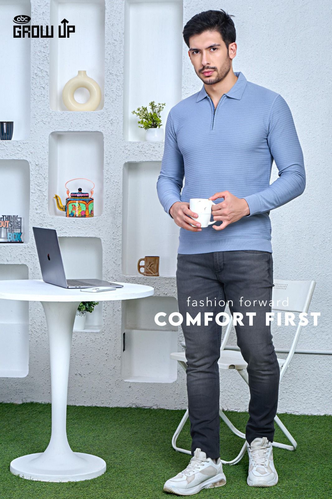 R 1168 Growup Stripes Mens Tshirts Supplier