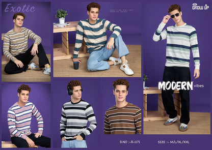 R 1171 Growup Knit Mens Tshirts Manufacturer Gujarat