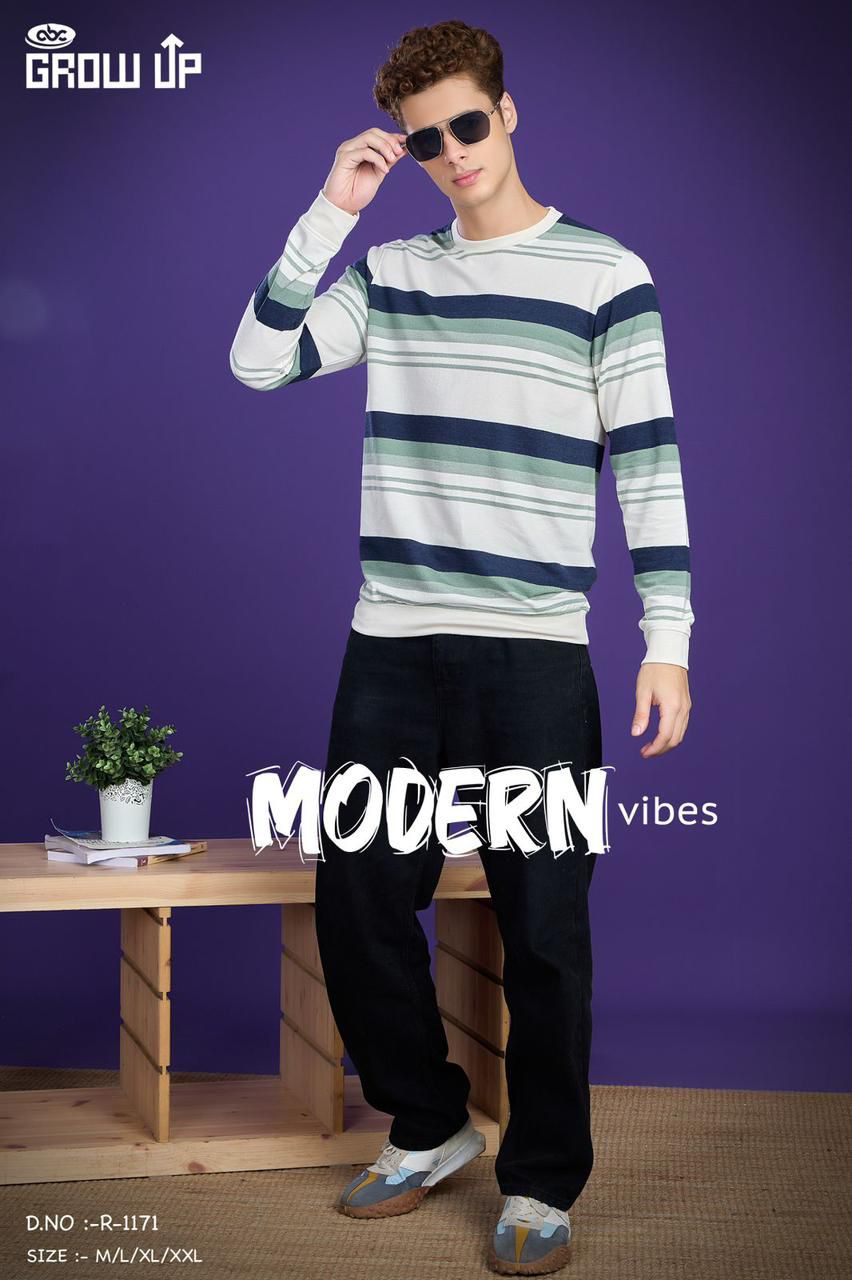 R 1171 Growup Knit Mens Tshirts Manufacturer Gujarat