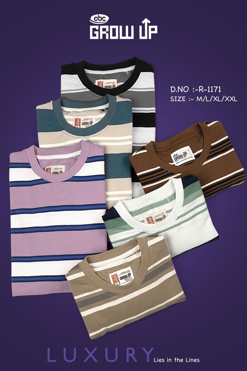 R 1171 Growup Knit Mens Tshirts Manufacturer Gujarat
