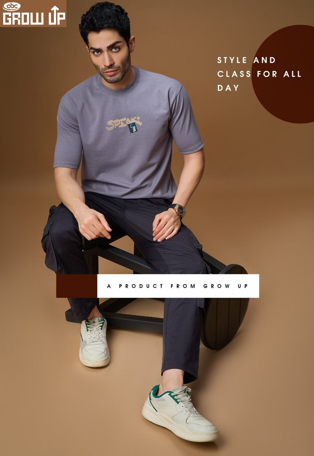 R 1174 Growup Cotton Mens Tshirts Wholesaler Ahmedabad